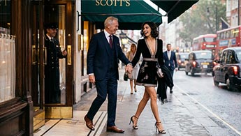 dinner date with an elite london escort